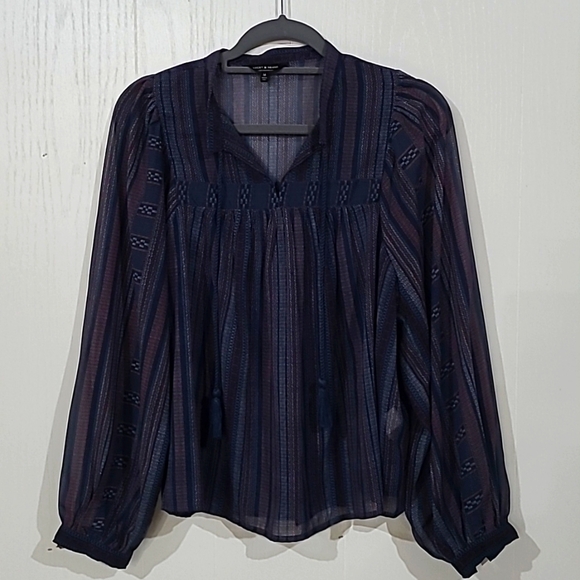 Lucky Brand Peasant Blouse - Picture 1 of 6